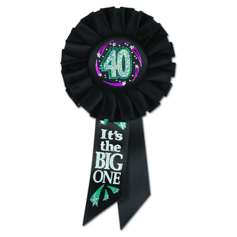 40 It's The Big One Rosette, Size 3¼" x 6½"