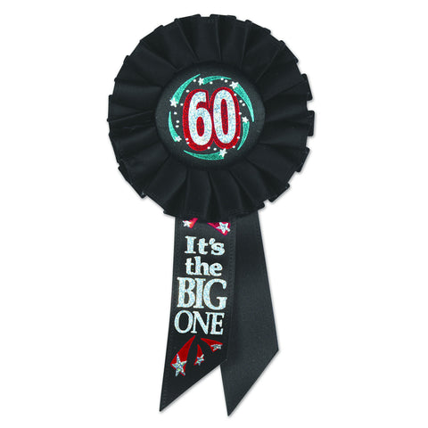 60 It's The Big One Rosette, Size 3¼" x 6½"