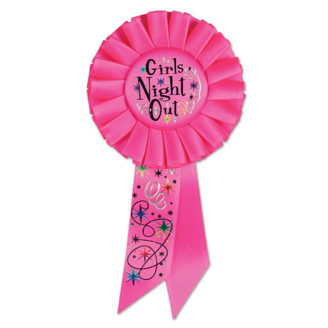 Girls' Night Out Rosette, Size 3¼" x 6½"