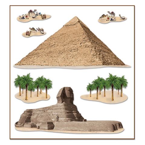 Pyramid & Sphinx Props, Size 10½"-4' 5"