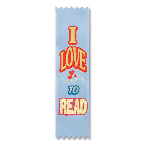 I Love To Read Value Pack Cinta de Premio, Size 1½" x 6¼"