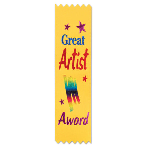 Great Artist Award Value Pack Cinta de Premio, Size 1½" x 6¼"